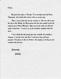 Order for Kidnapping of Clover from Jakoby